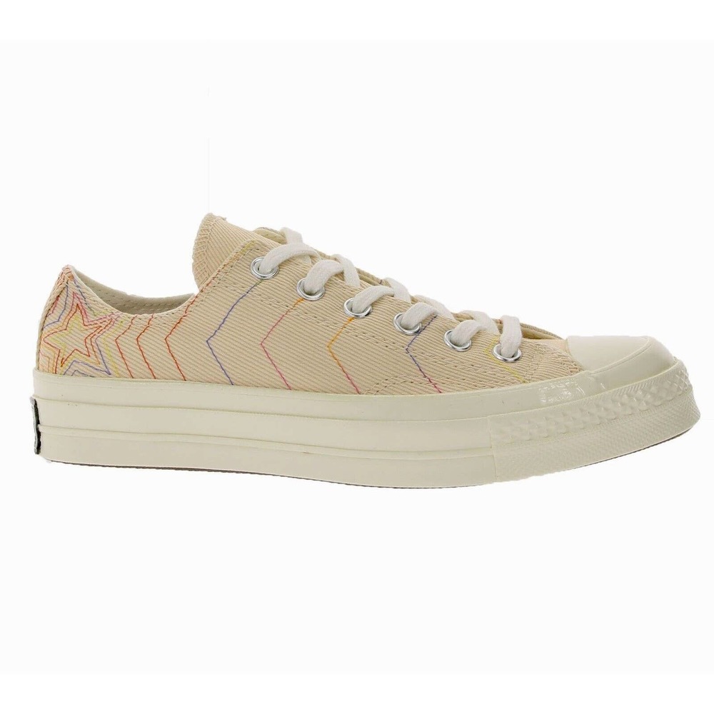 Converse Chuck Taylor All Star 70 Low Top Stars Beige Women's Shoes Size 9.5 - Picture 1 of 9